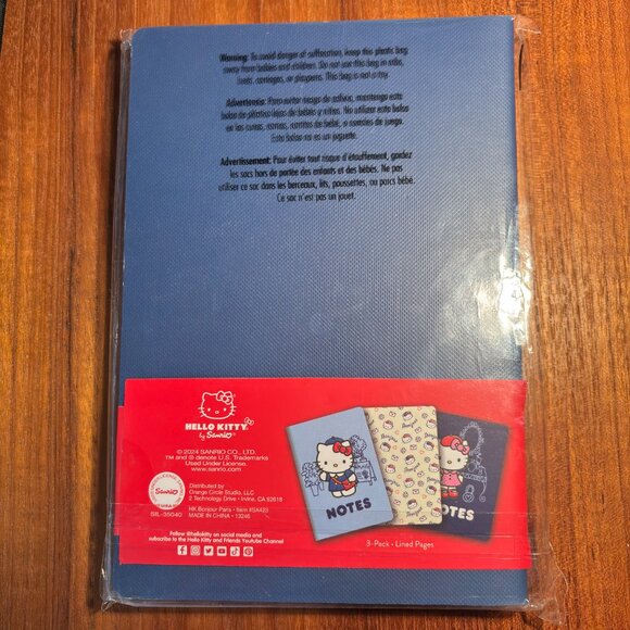 Hello Kitty Notebook Trio - Picture 2 of 3